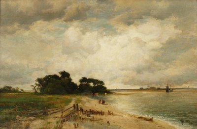 Three Mile Harbor, 1884 by Thomas Moran